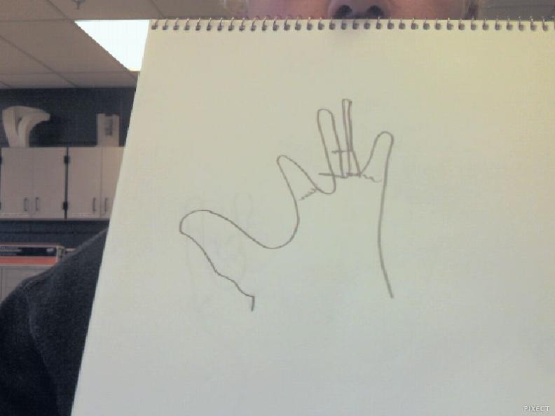 Contour Line Drawing Of My Hand Bulb Contour Line Drawing Of My Hand Bulb