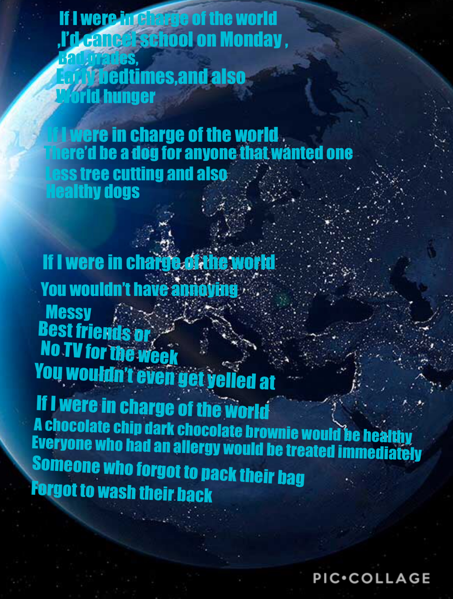 In Charge Of The World